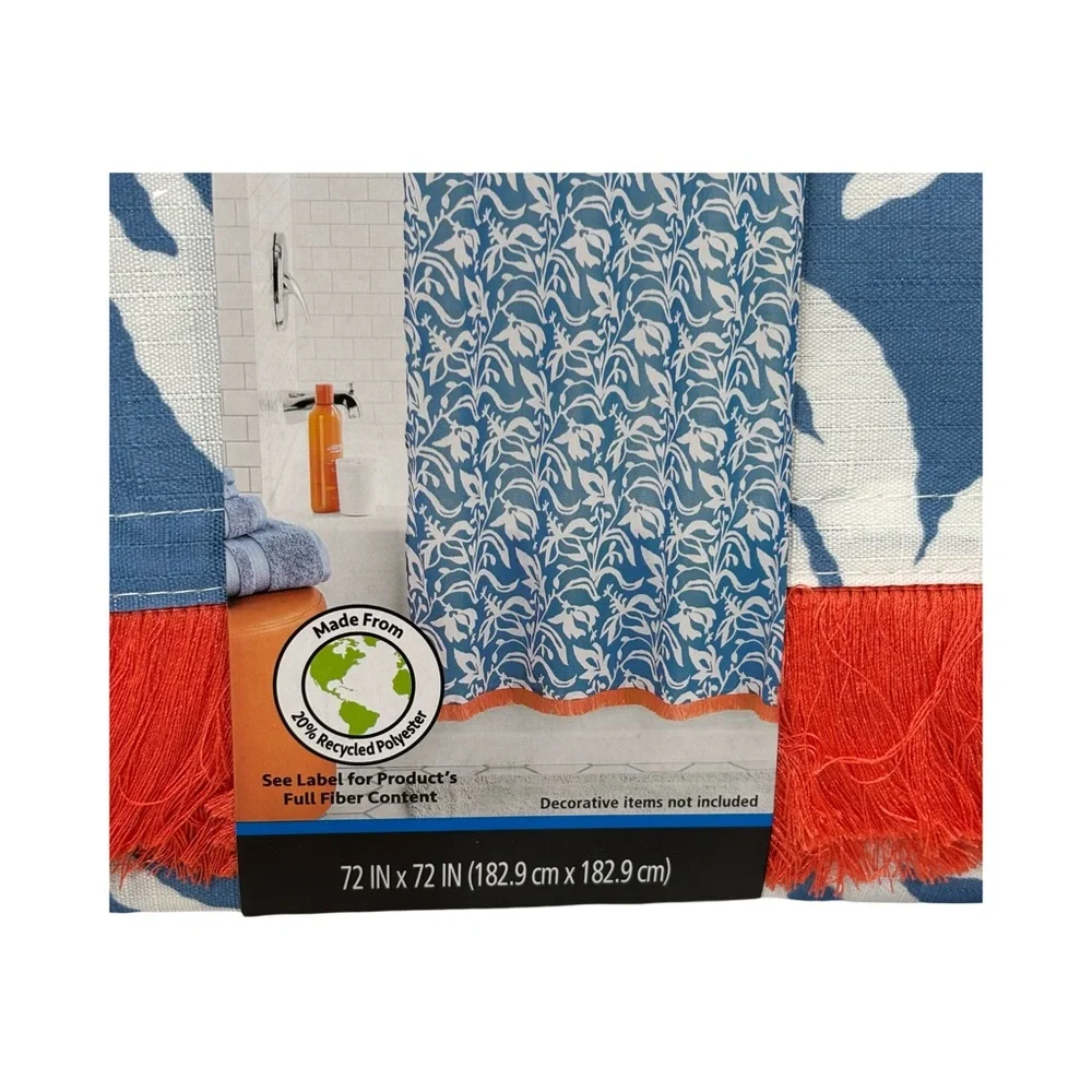 Mainstays Floral Printed Tassel Trim 72